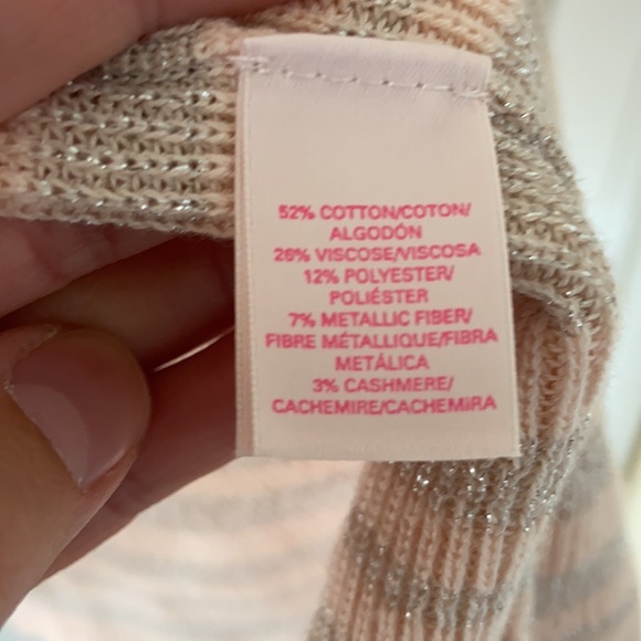 Victoria’s Secret pink and gray fit & flare sweater shimmer dress in size M - Picture 8 of 8